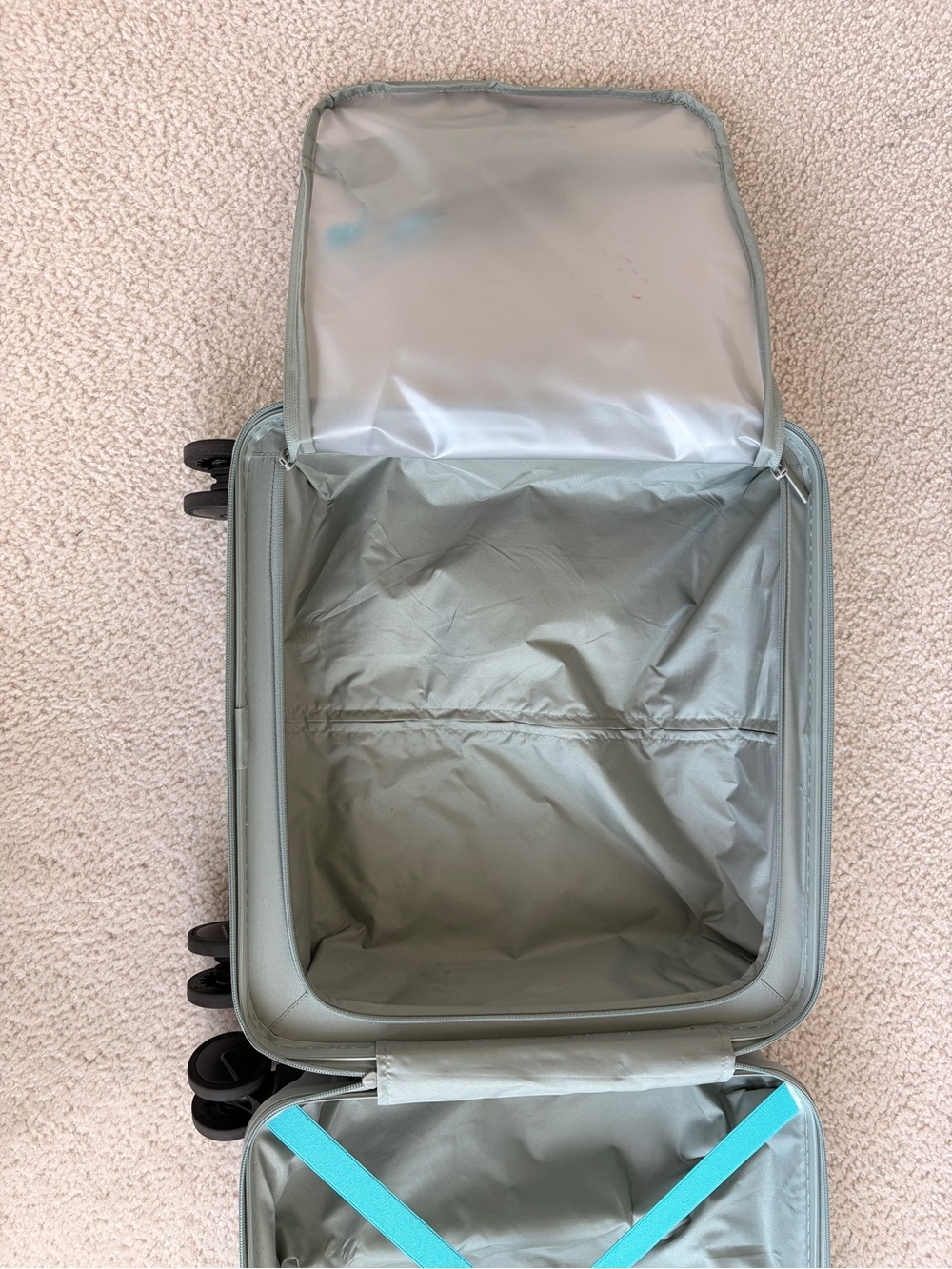 BÉIS Mini Roller Carry-On Under Seat Luggage Mint - Picture 9 of 11